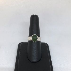 3.5Ct Nephrite Jade Ring Handmade